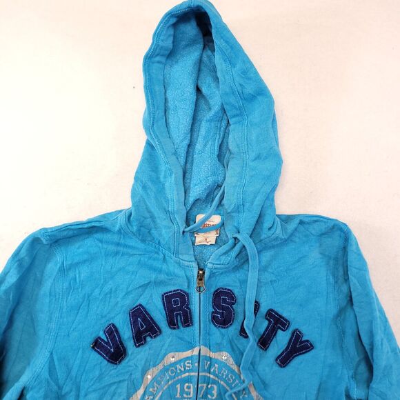 Mossimo Casual Long Sleeve Zip Up Hoodie Youth Size Small S Blue - Picture 1 of 9